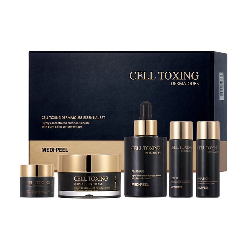 Набір для обличчя Medi-Peel Cell Toxing Dermajours Essential Kit (тонер, 30 мл + емульсія, 30 мл + сироватка, 100 мл + крем, 50 мл + крем, 10 мл)